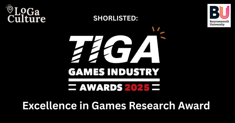 LoGaCulture and LUTE Shortlisted for Prestigious Games Research Award